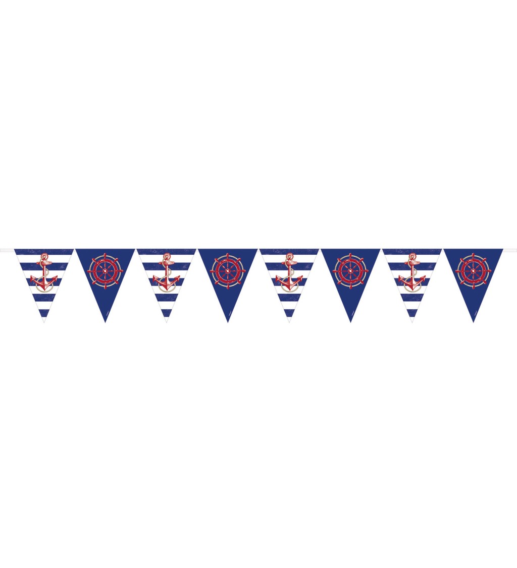 Girlanda - námořnické vlajky