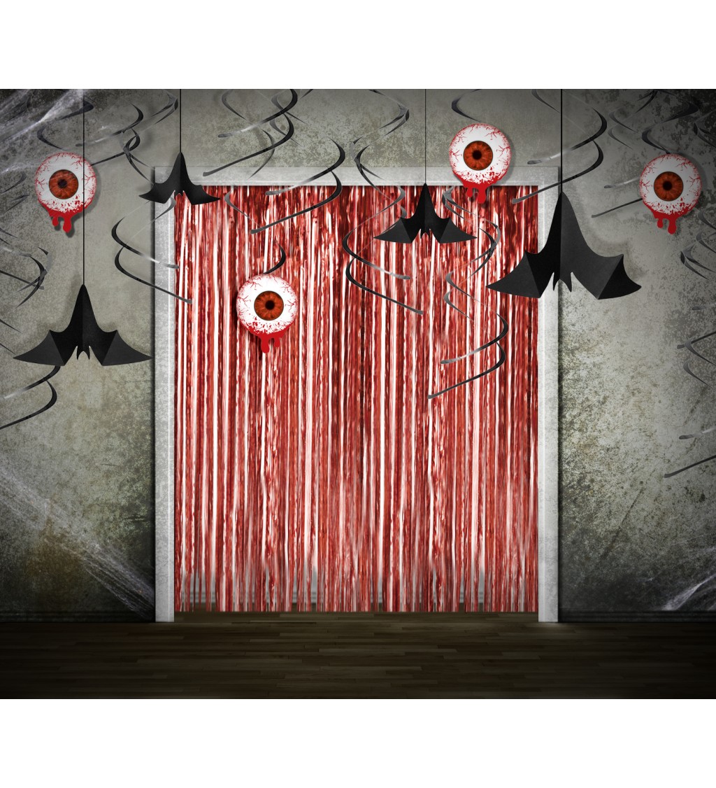 Dekorace závěsní netopýři - 3 ks