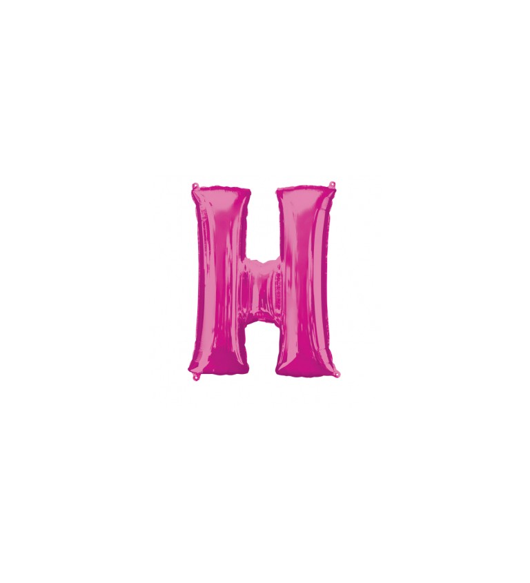 Nafukovací fóliový balónek růžový - H