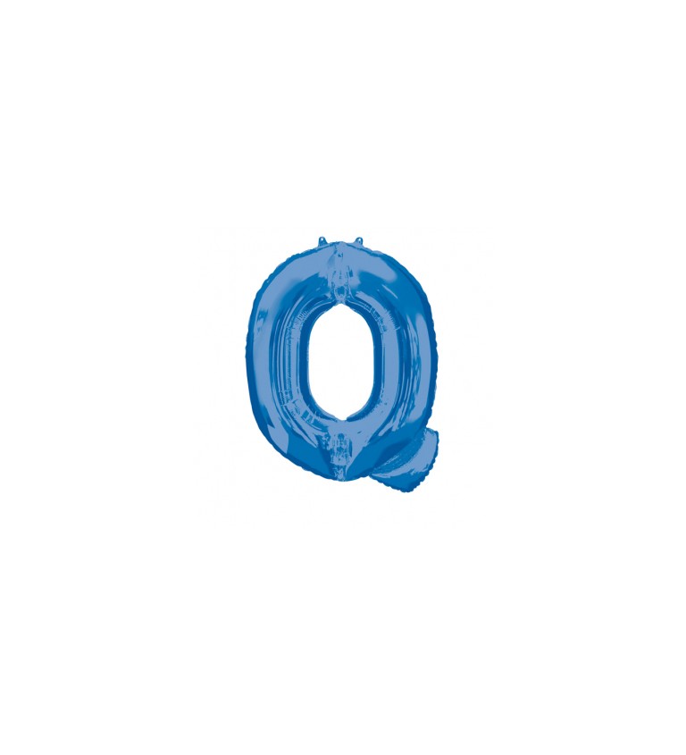 Nafukovací fóliový balónek modrý - Q