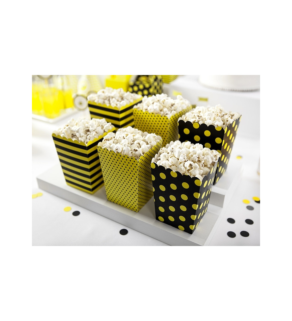 Krabičky na popcorn - Bee