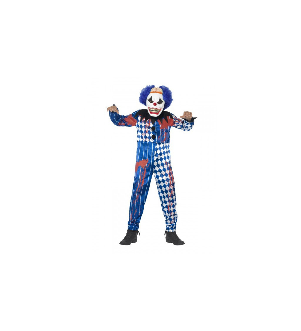 Childs Deluxe Sinister Clown Costume