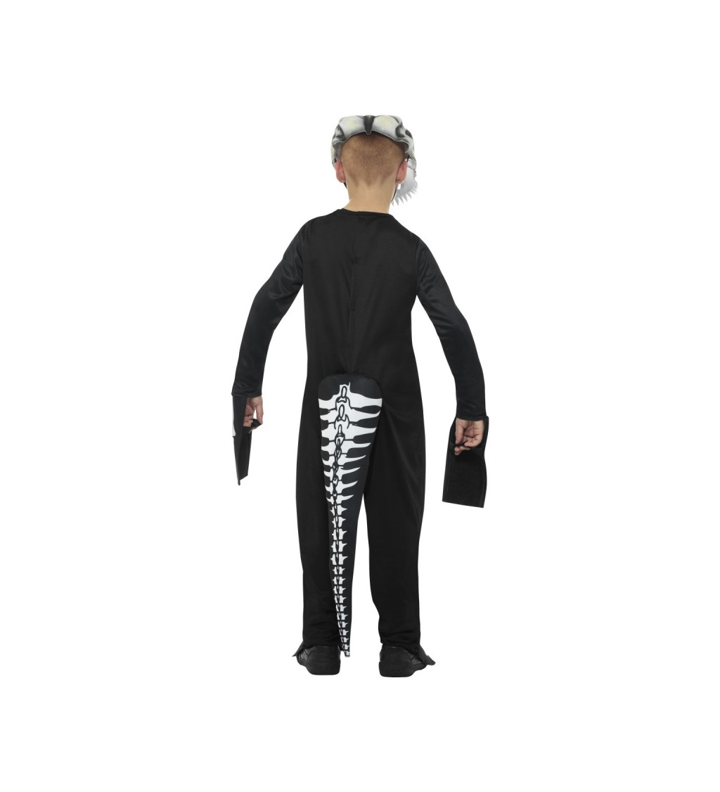 Deluxe T-Rex Skeleton Costume Black