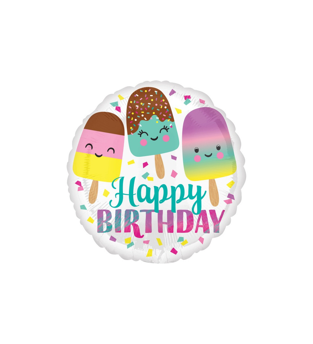 Balonek - Happy Birthday - zmrzliny