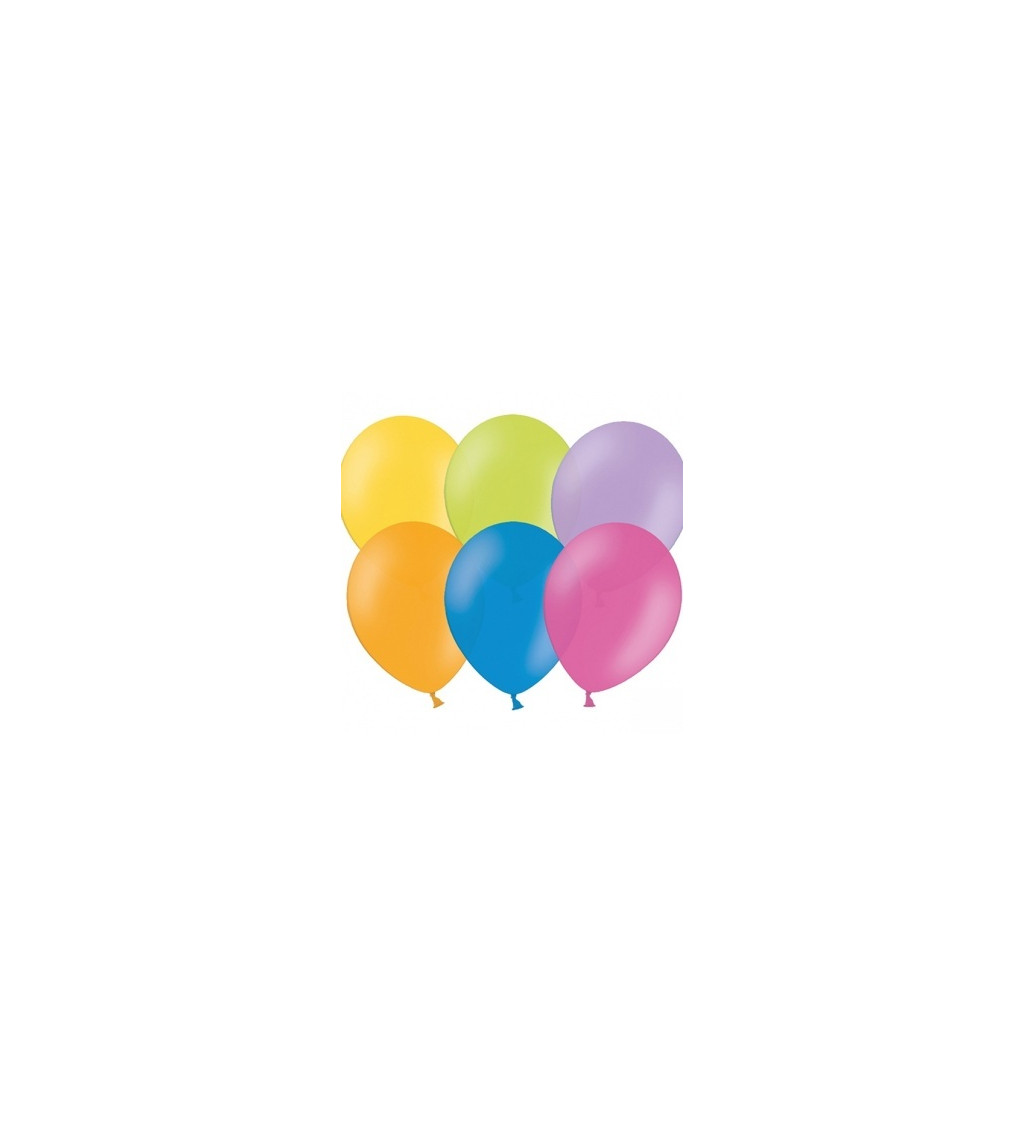 Balónky pastelové mini - mix barev - 100 ks