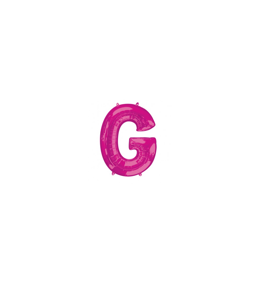 Nafukovací fóliový balónek růžový - G