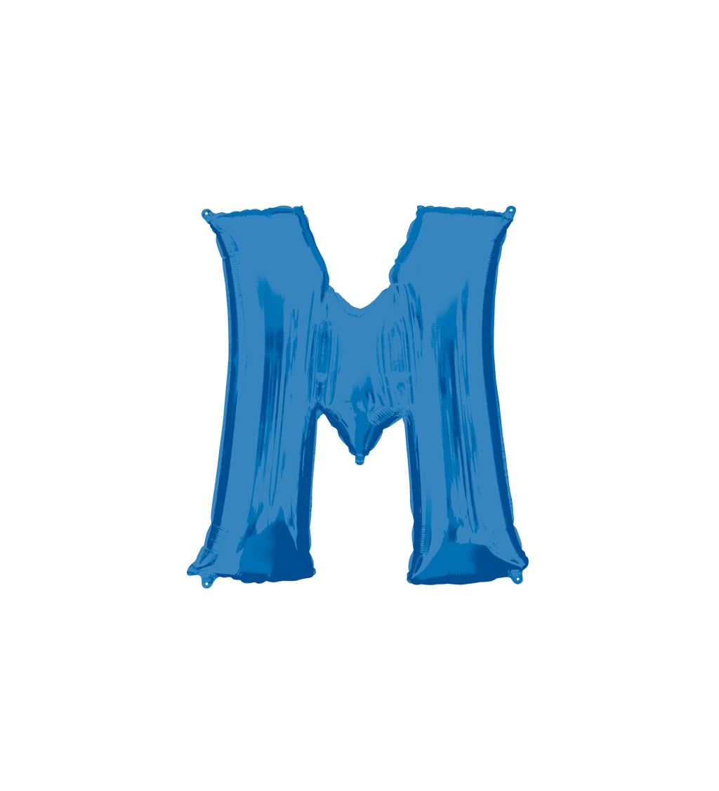 Nafukovací fóliový balónek modrý - M