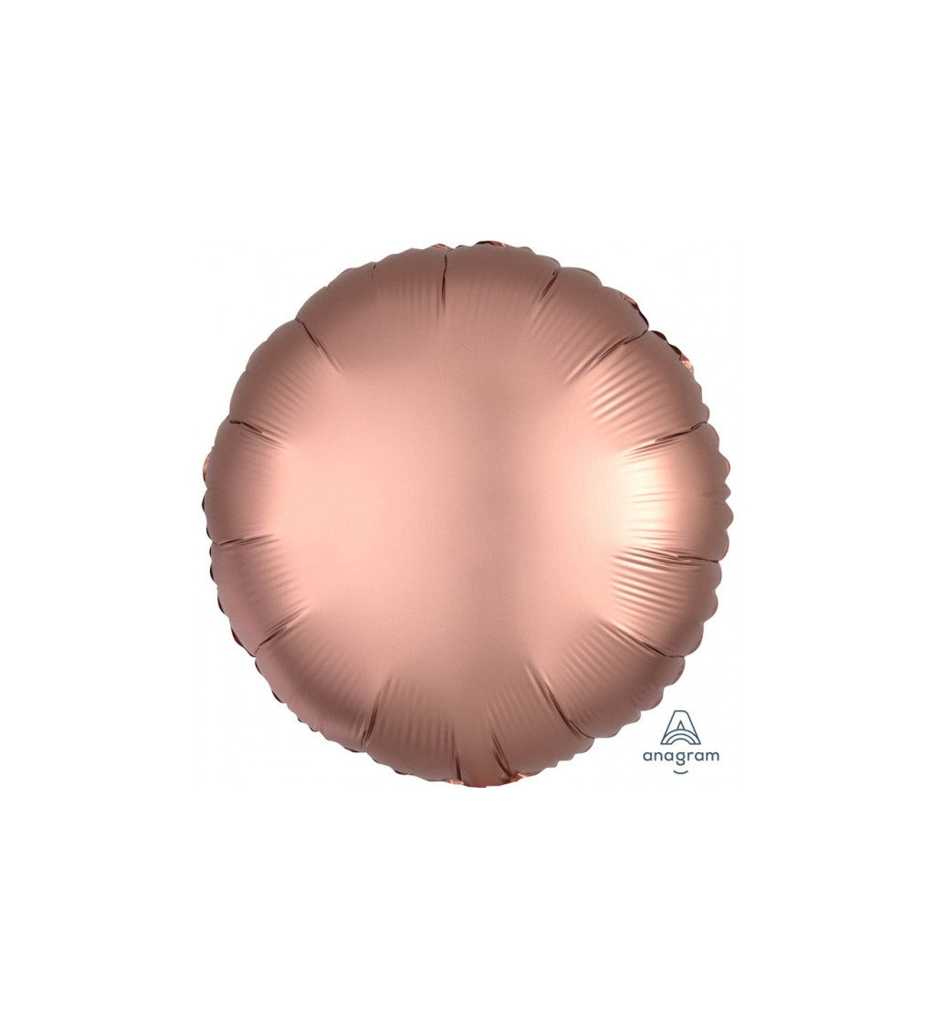 Balonek fóliový - Kolo Růžové zlato