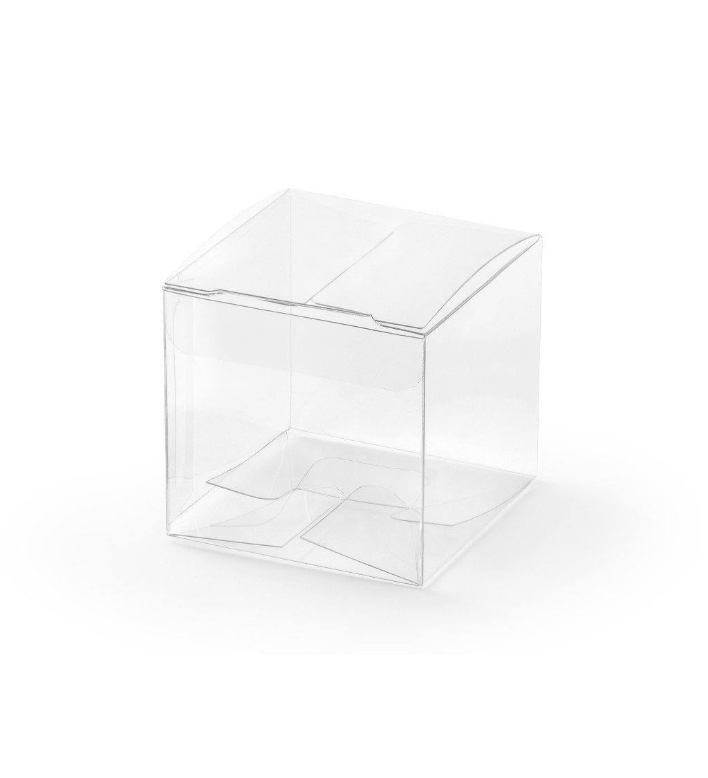 Dárkové krabičky - průhledné 10ks