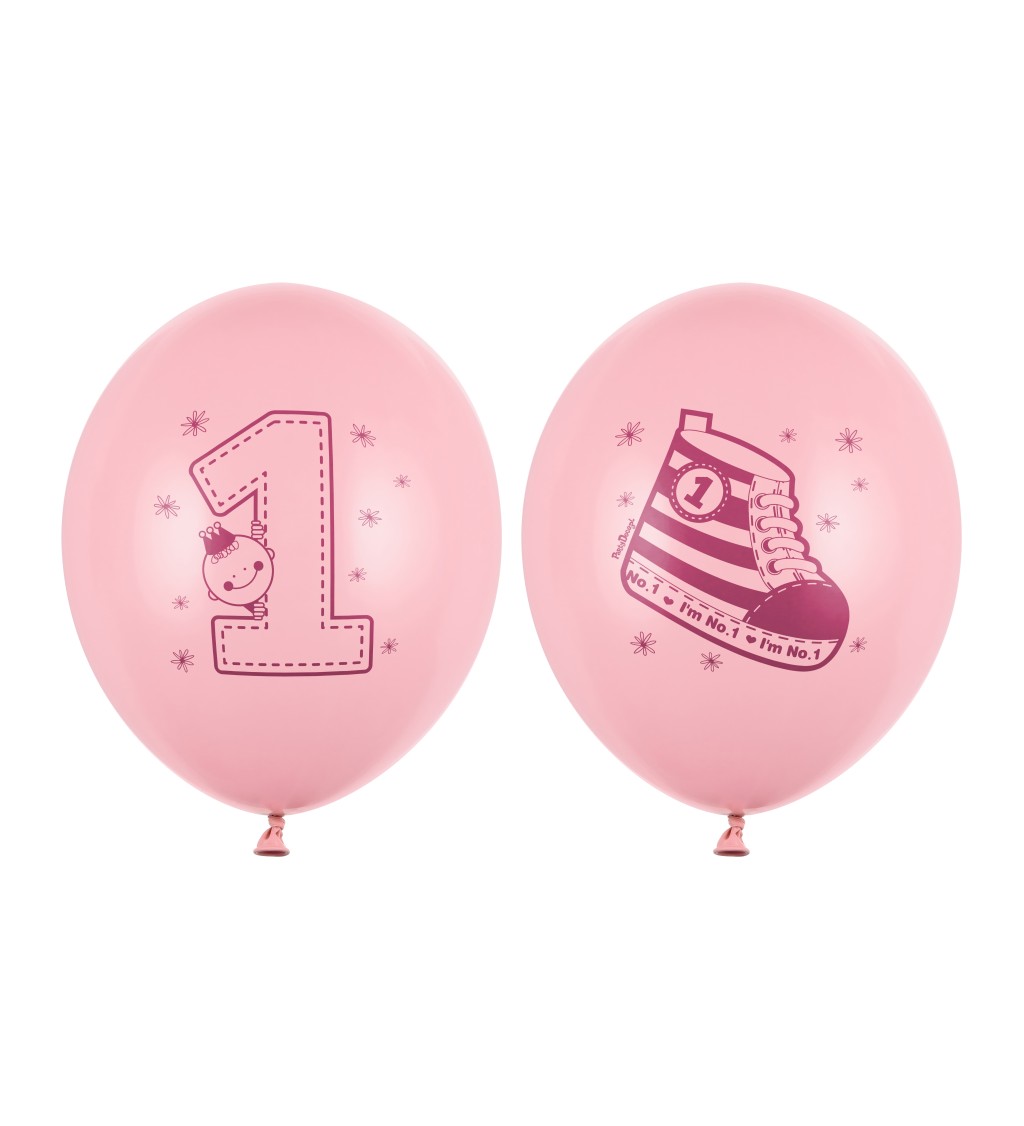 Balónky holčičí první narozeniny