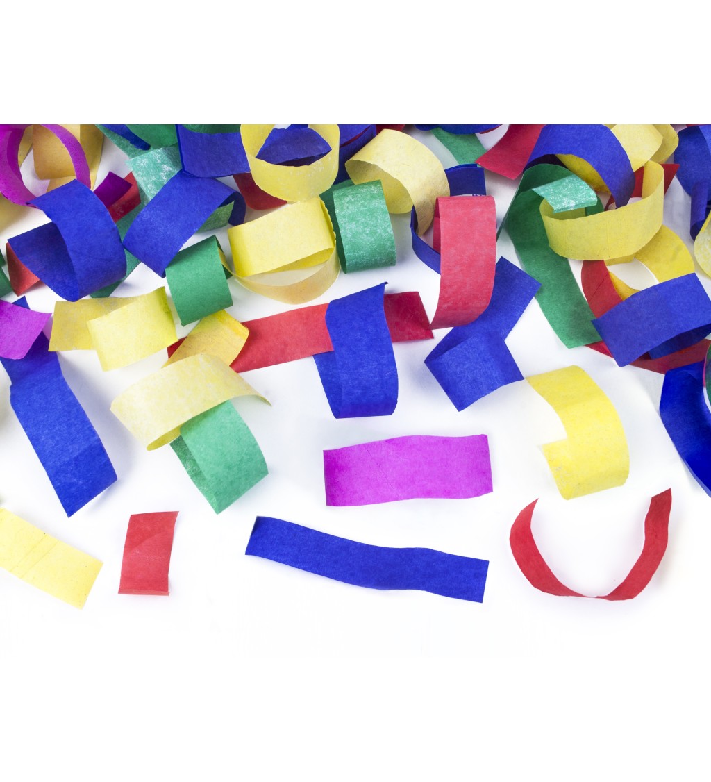 Vystřelovací konfety - barevné