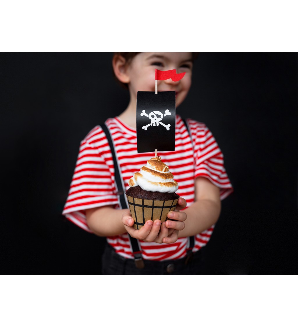 Cupcaky - pirátské 6 ks