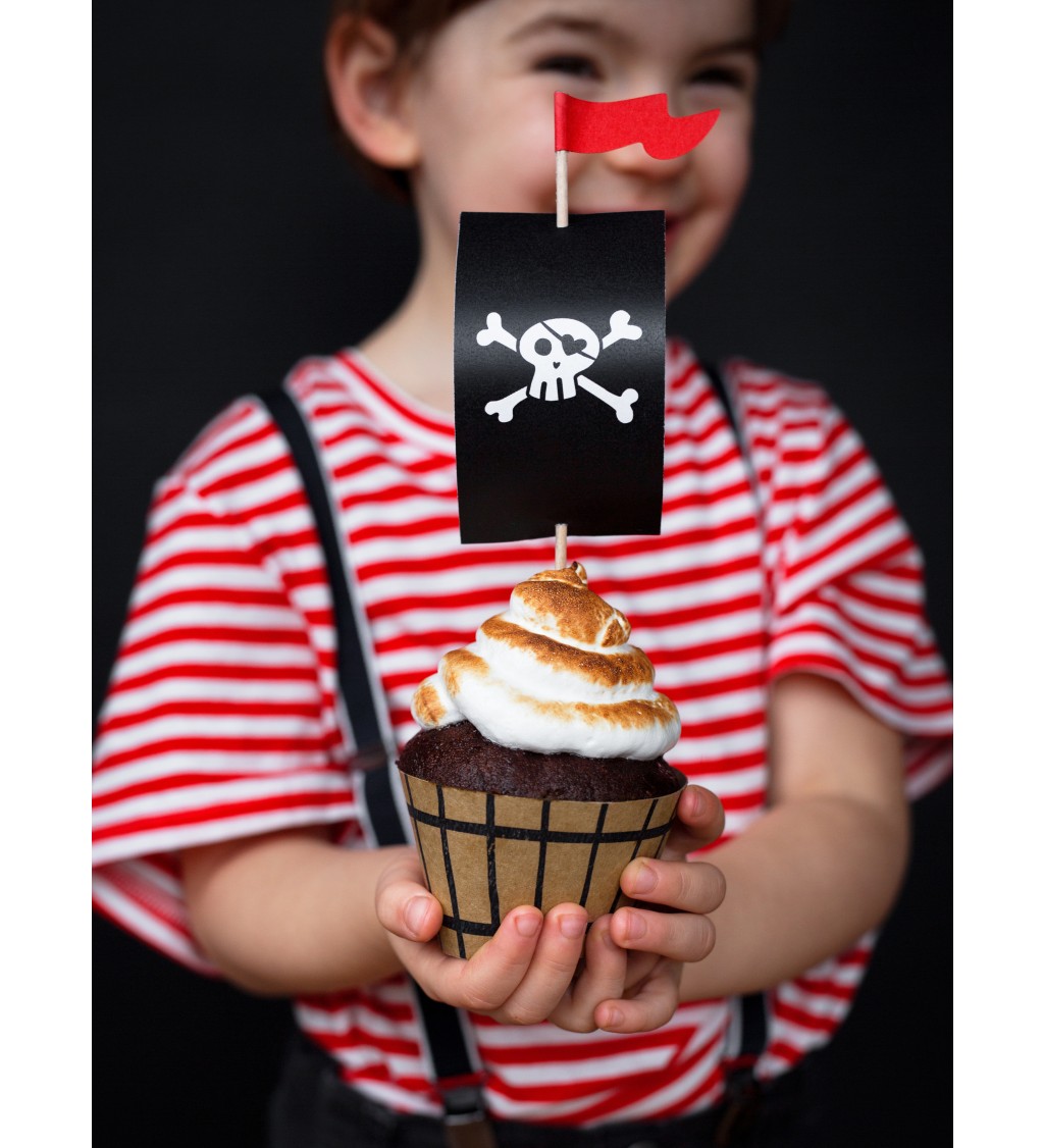 Cupcaky - pirátské 6 ks