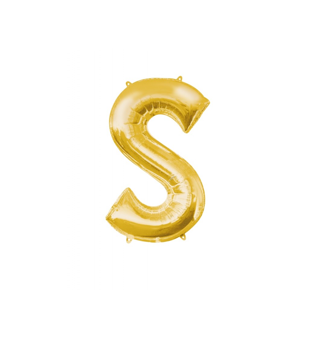 Fóliový balónek - písmeno S