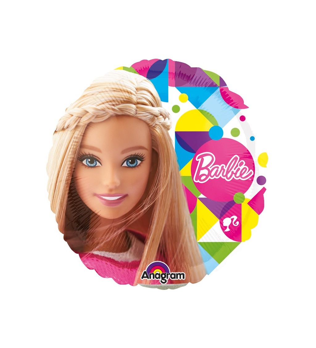 Mini balónek fóliový - Barbie