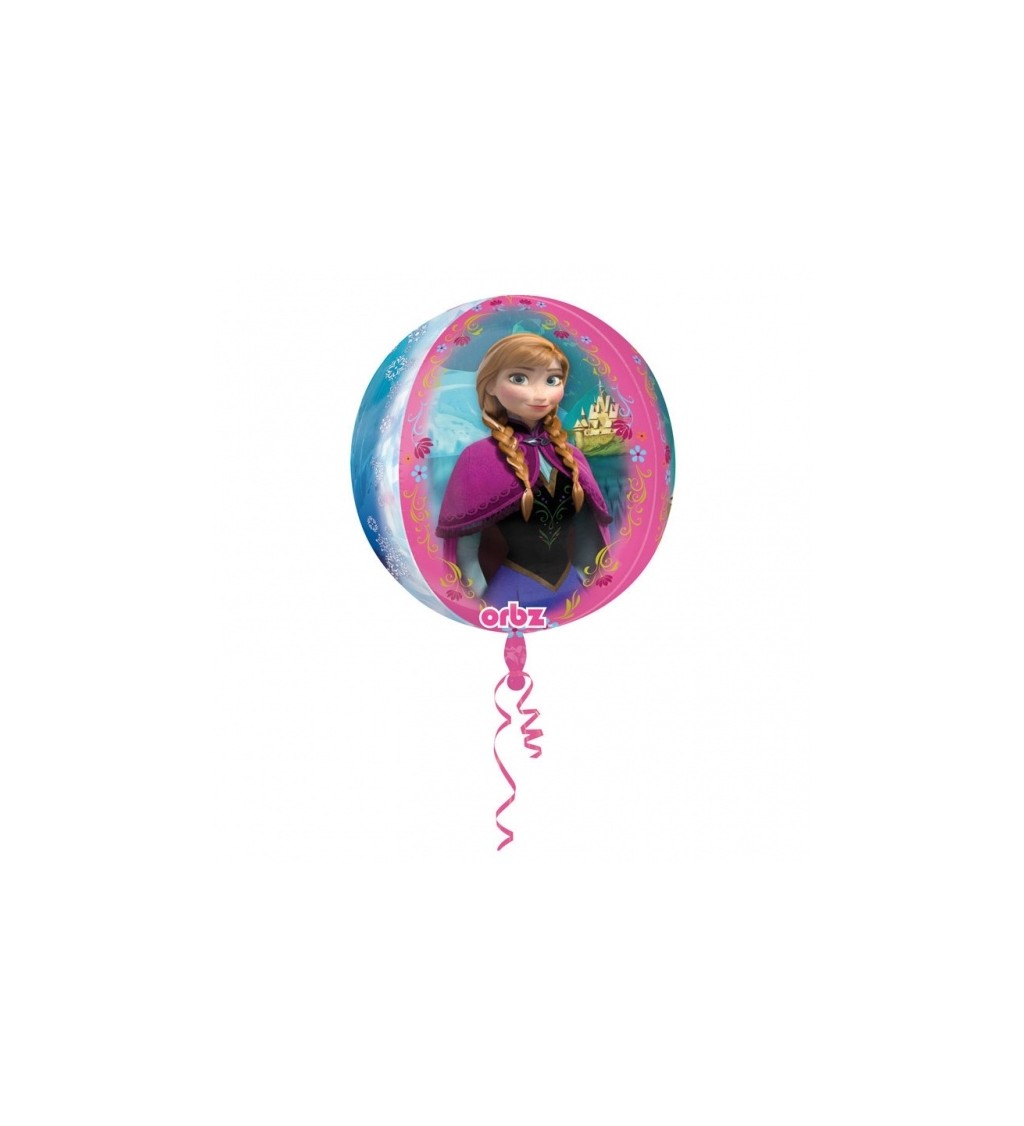 Fóliový balónek koule - Ledové království