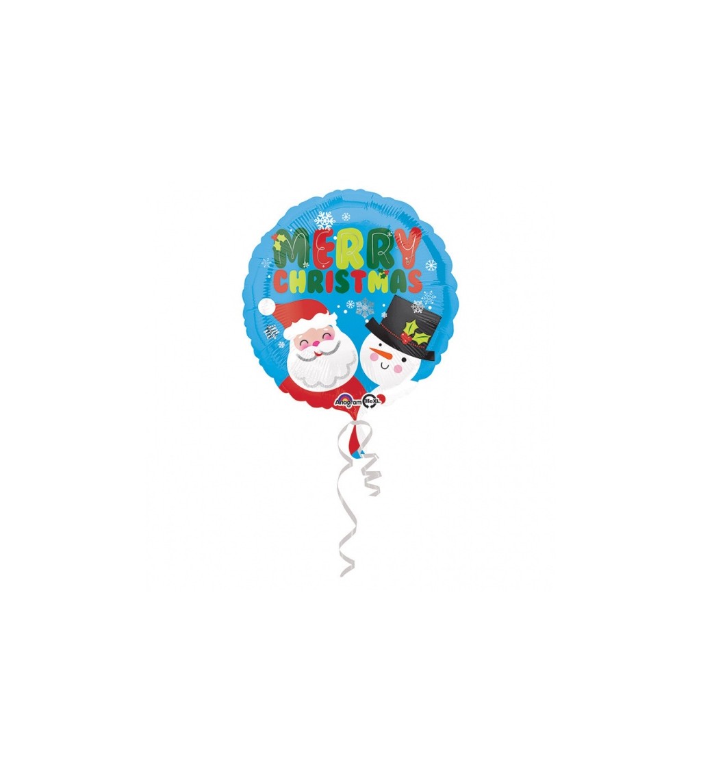 Fóliový balónek - Veselé Vánoce