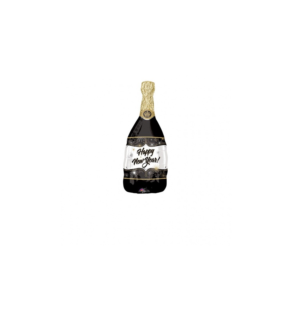 Fóliový balónek - Silvestrovské šampaňské
