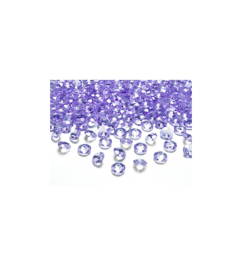 Konfety - fialové diamanty