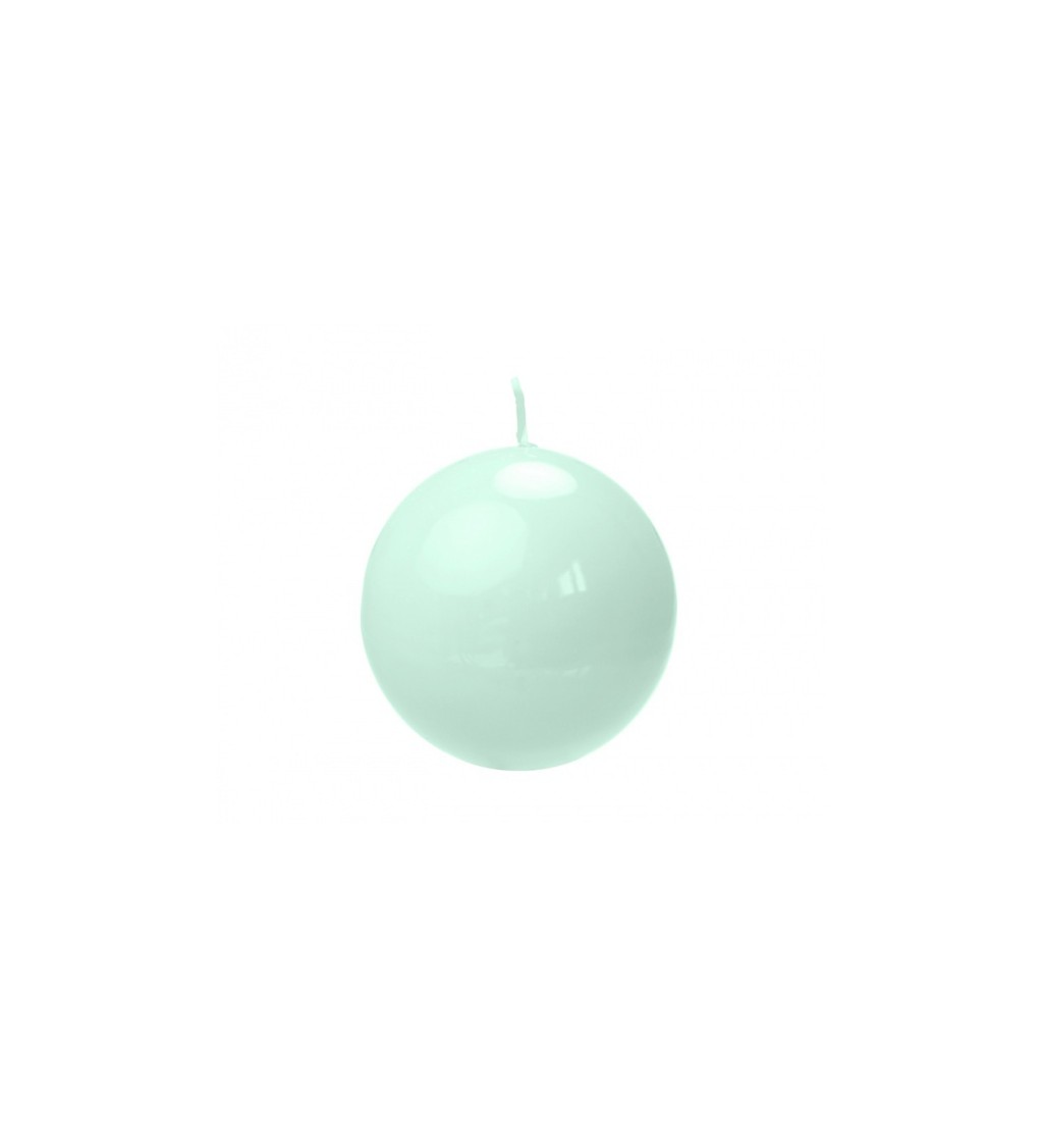 Svíčka koule - zelená II