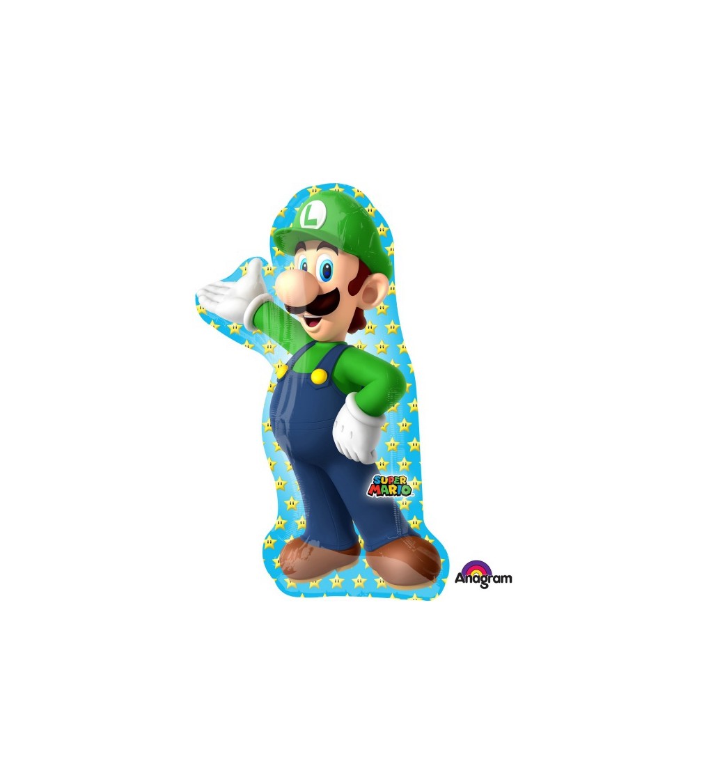 Fóliový balónek Luigi