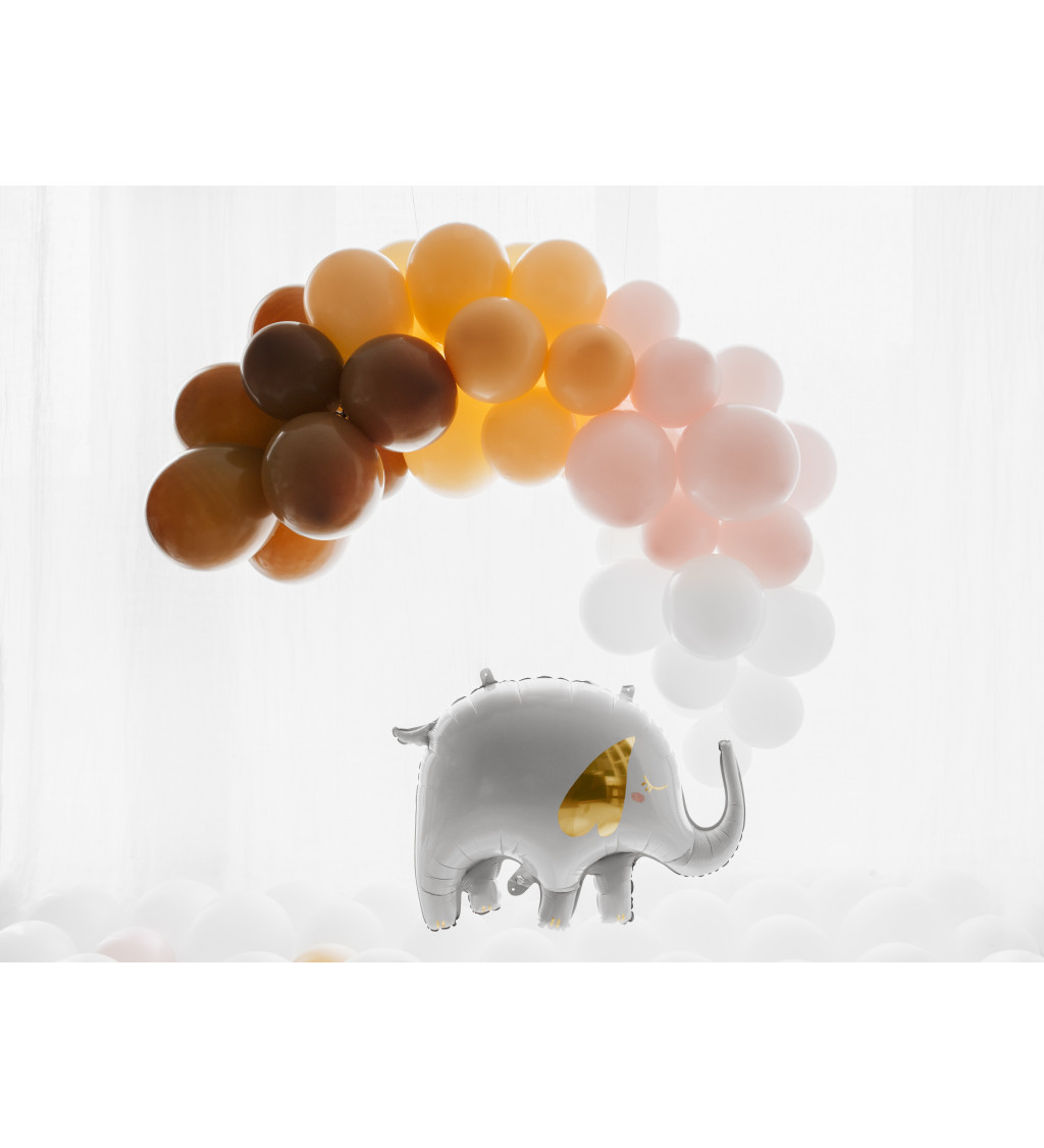 Fóliový balónek Bílý slon