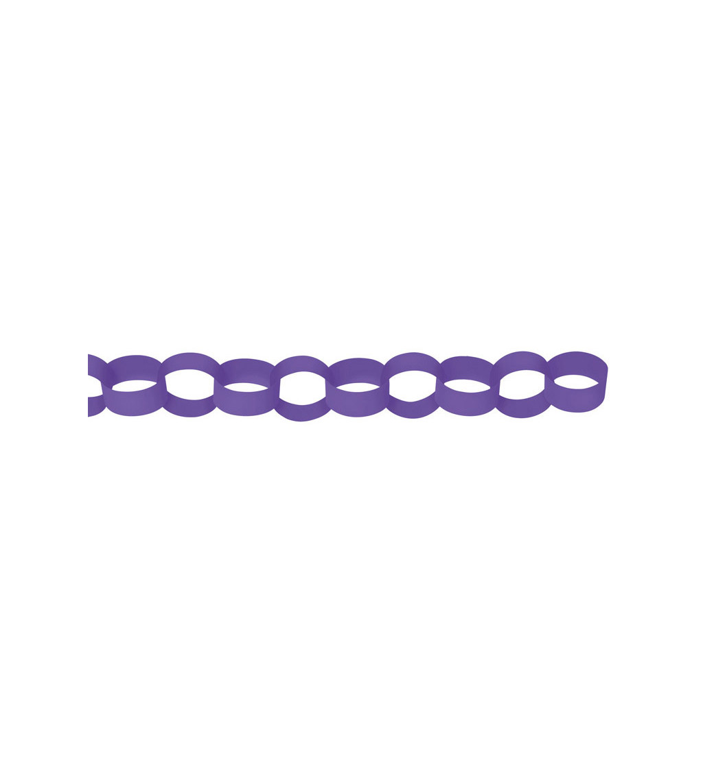 Dekorativní řetěz - fialový