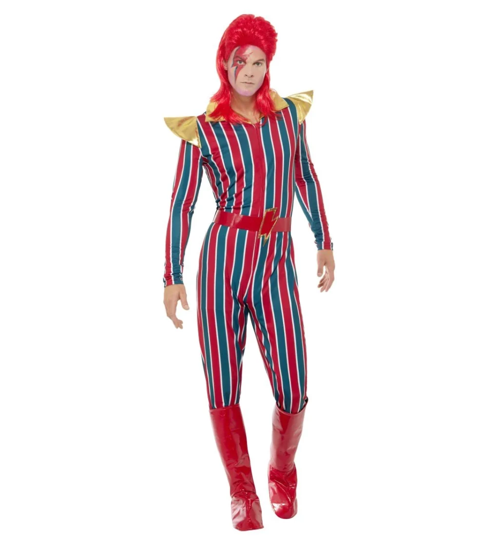 Pánský kostým Vesmírný David Bowie