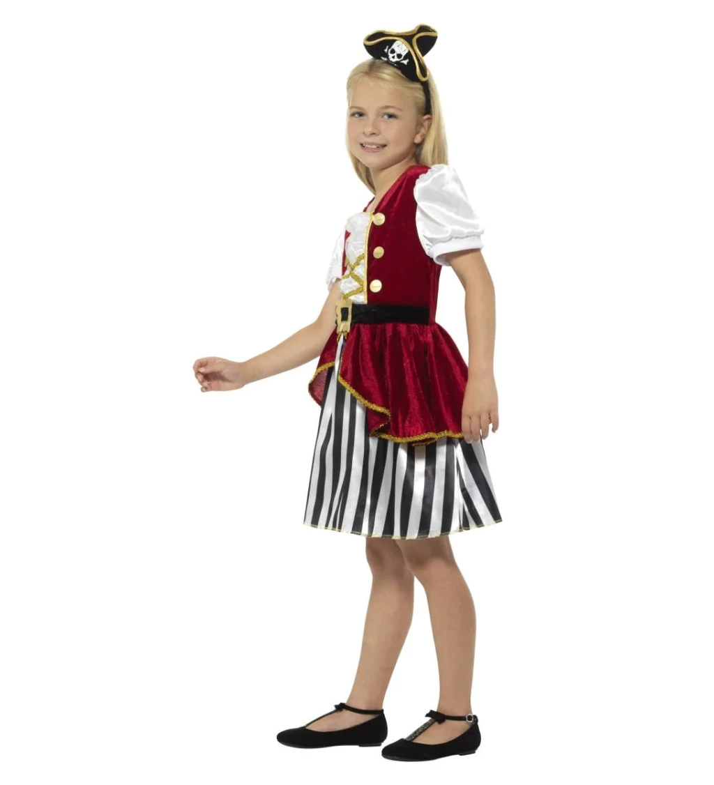 Kids Deluxe Pirate Girl Costume