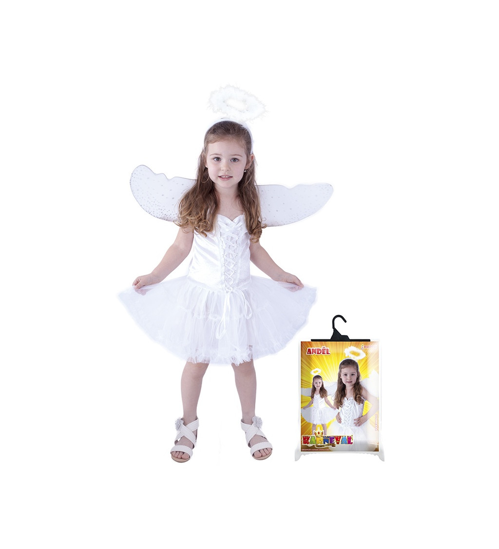 Detsky kostým anděl – S (4-6let)