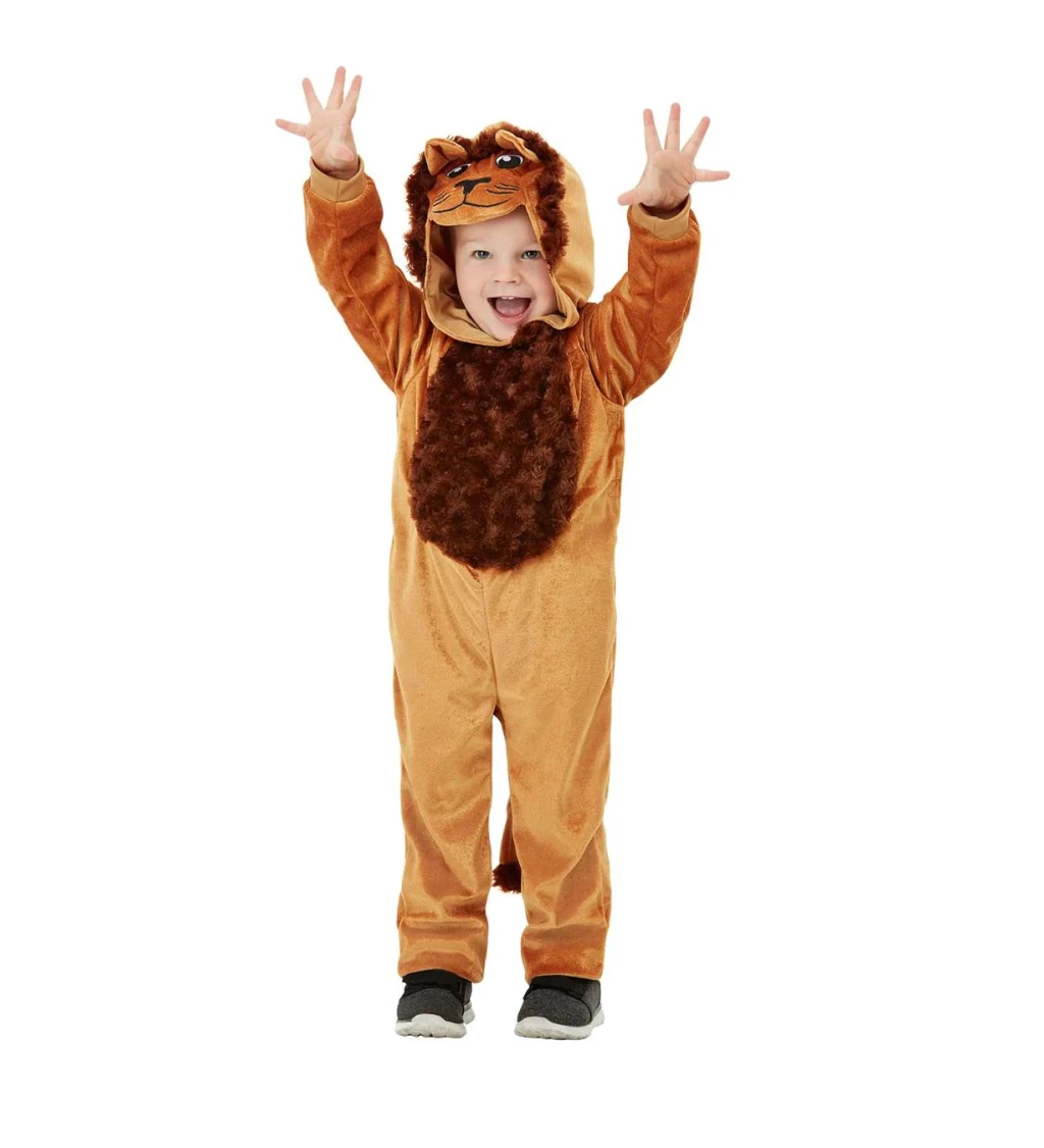 Dětský kostým lev - hnědý