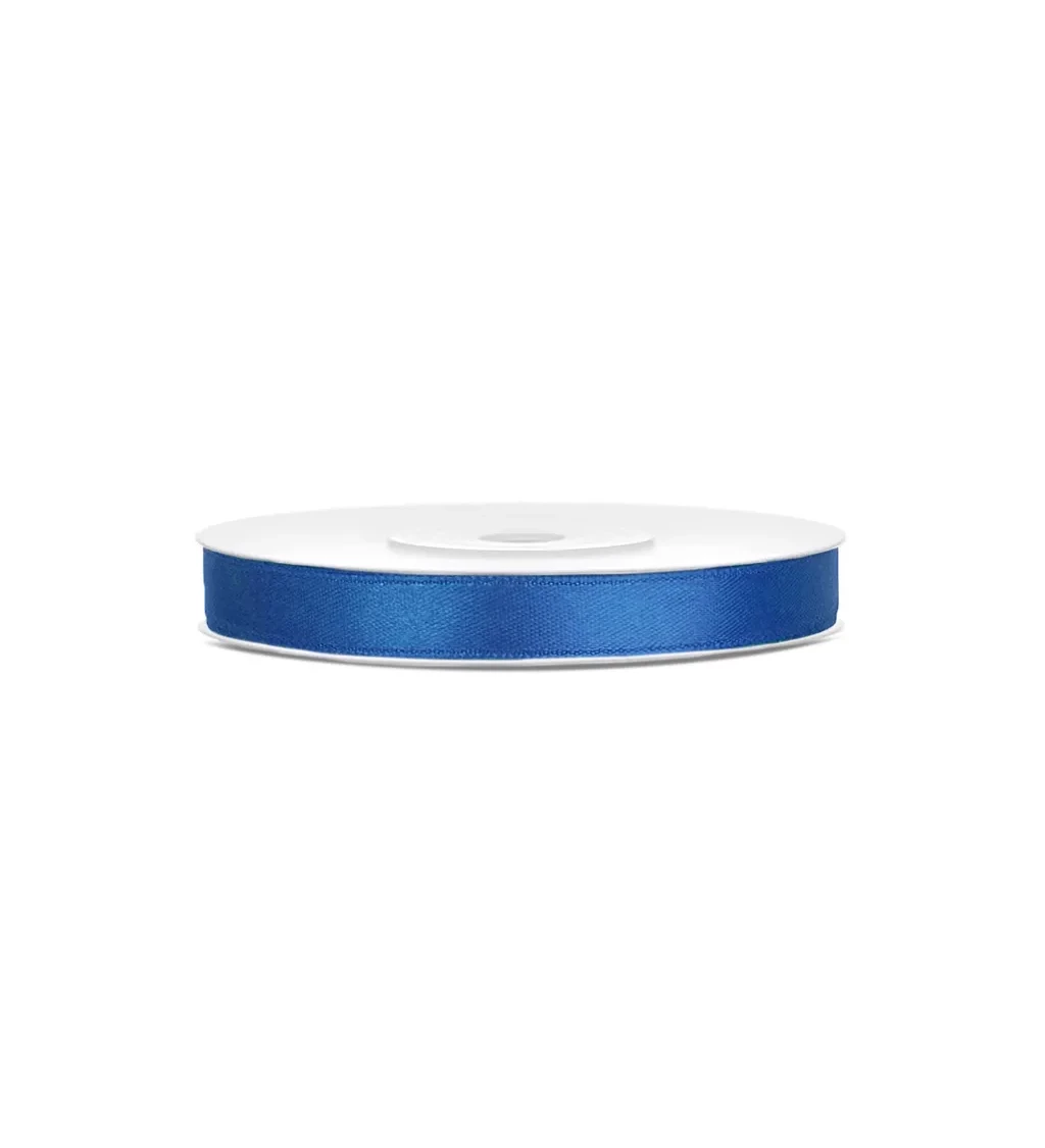 Saténová stuha - 6 mm - royal modrá