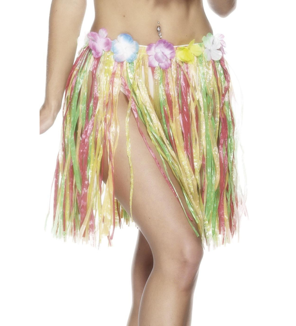 Havajská Hula sukně - multicolor
