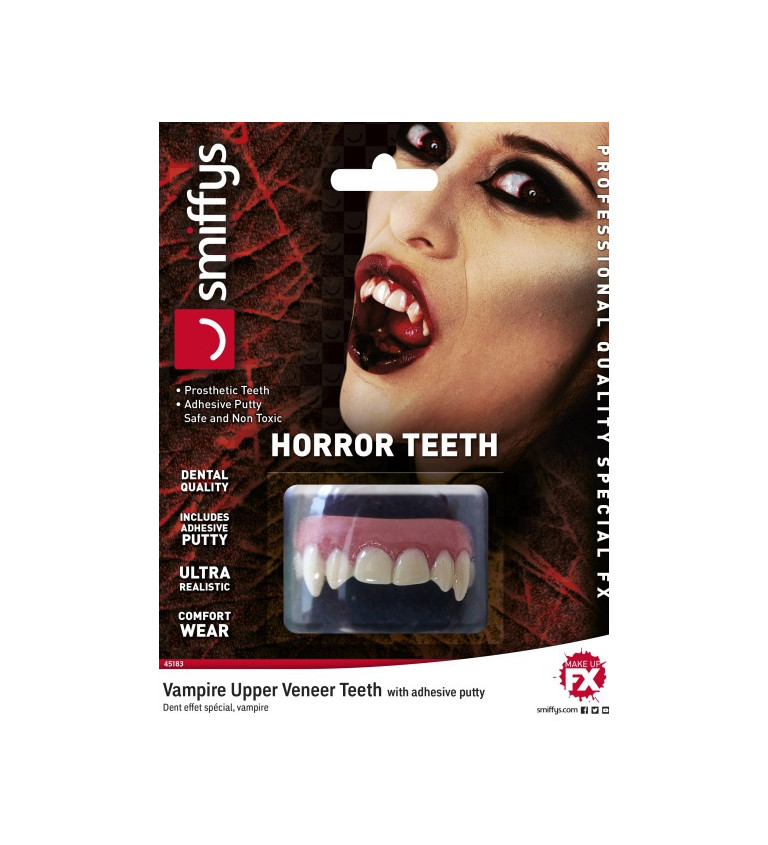 Hororové vampíří zuby