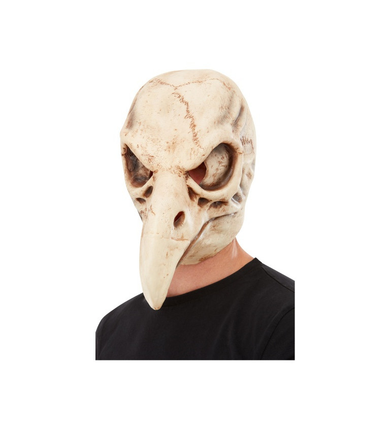 Celohlavová maska - ptačí lebka