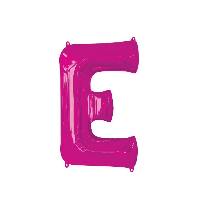 Nafukovací fóliový balónek růžový - E