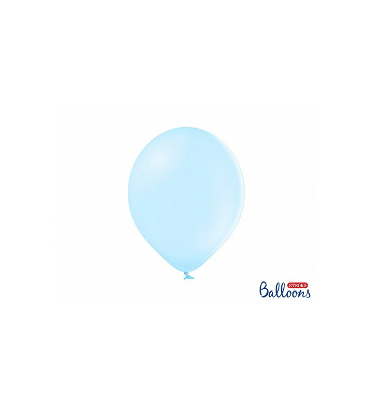 Pevné pastelové balónky světle modré