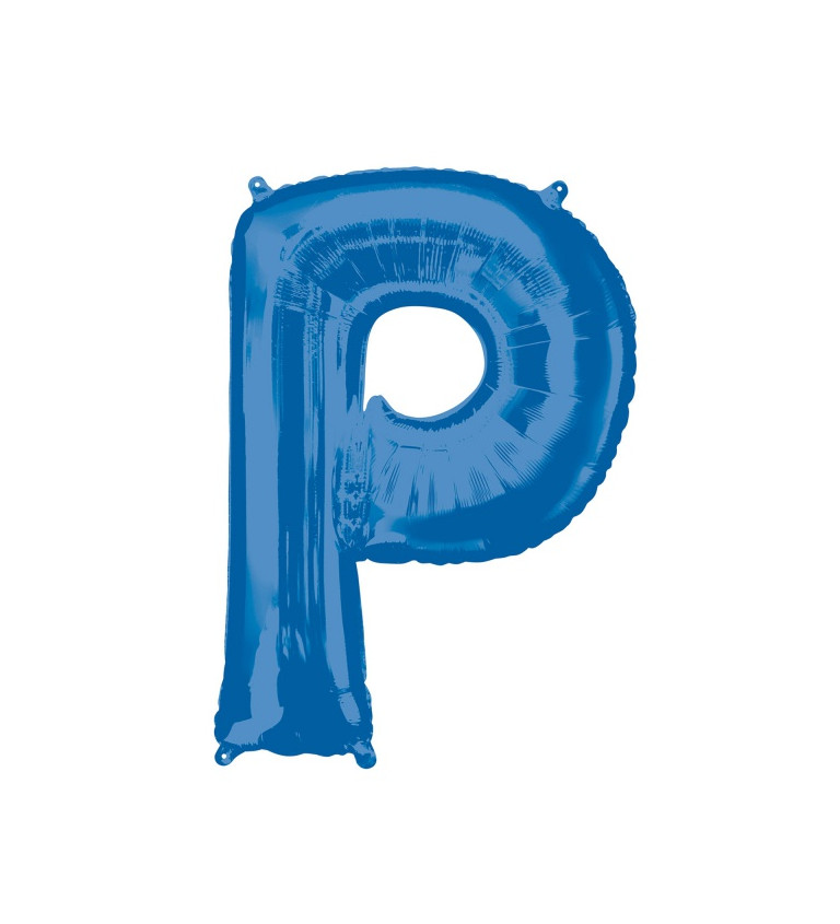 Nafukovací fóliový balónek modrý - P