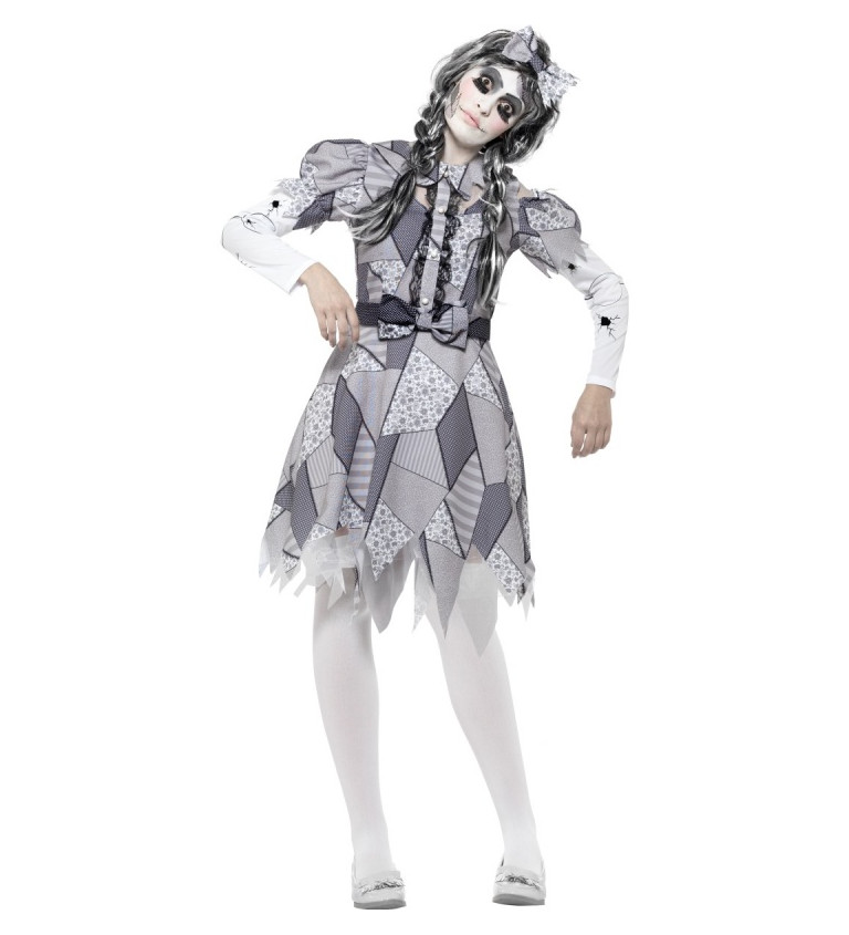 Dámský kostým - hororová panenka