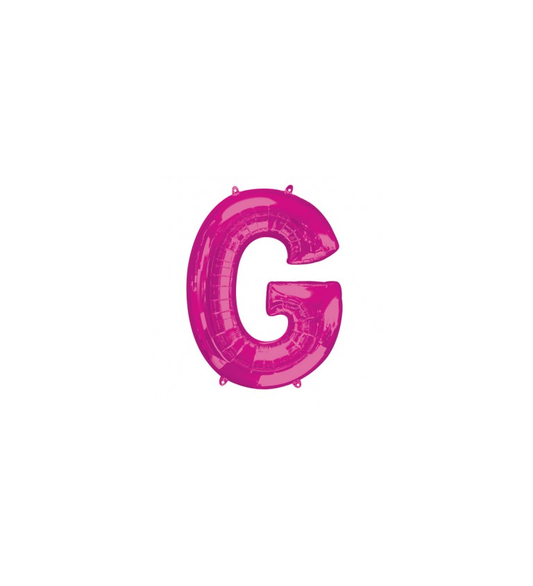 Nafukovací fóliový balónek růžový - G