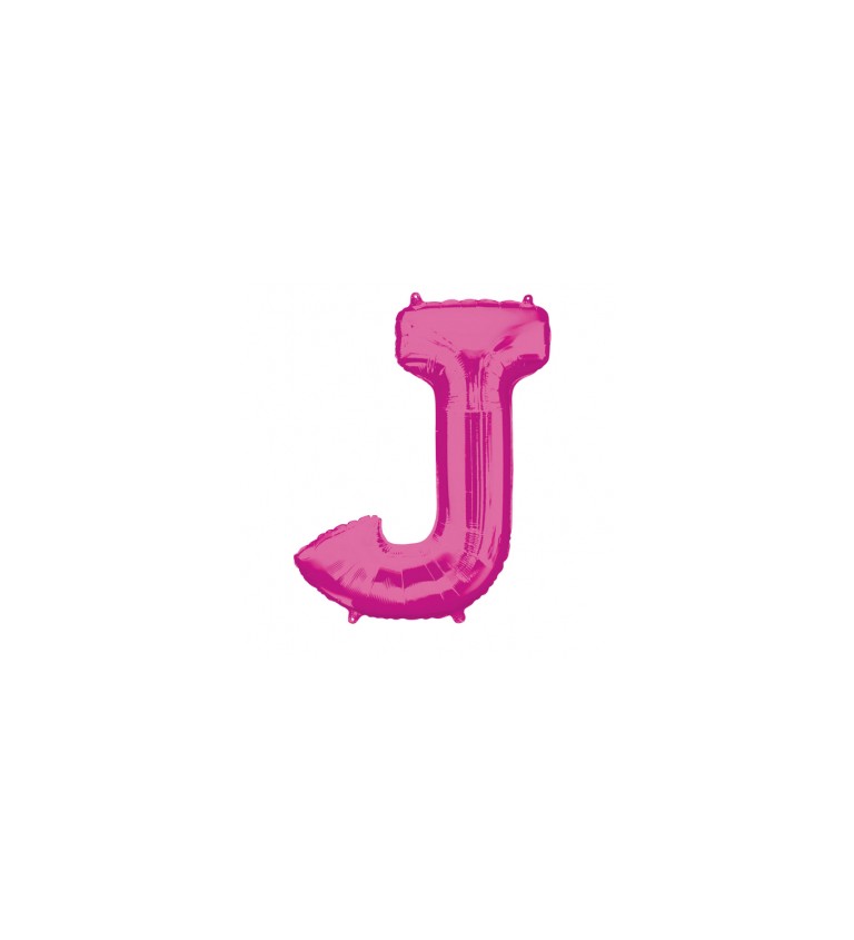 Nafukovací fóliový balónek růžový - J