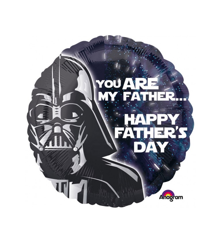 Fóliový balónek standard - Star Wars - Father's Day