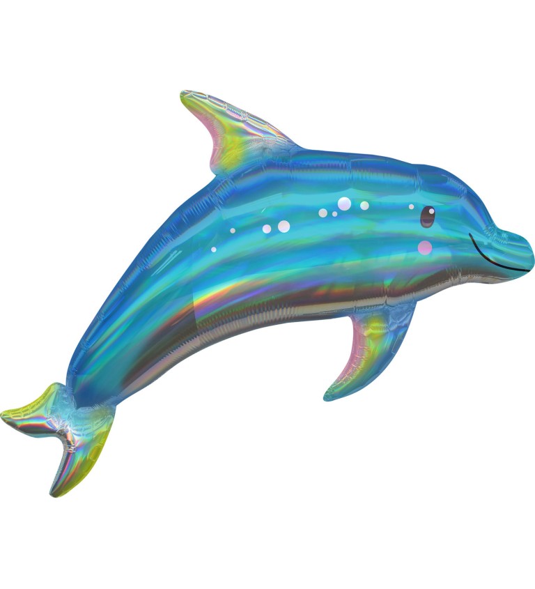 Balon delfín - modrý
