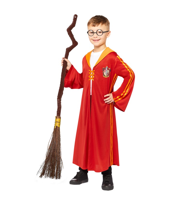 Dětský kostým Harry Potter Gryffindor Quidditch(6-8 let)
