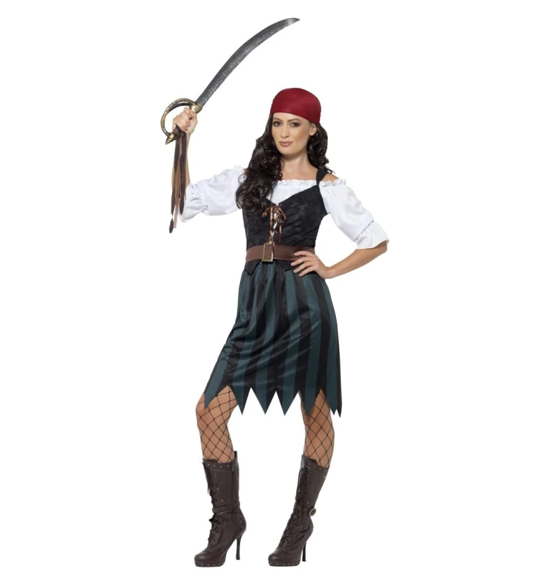 Dámský kostým - Pirátka z lodi