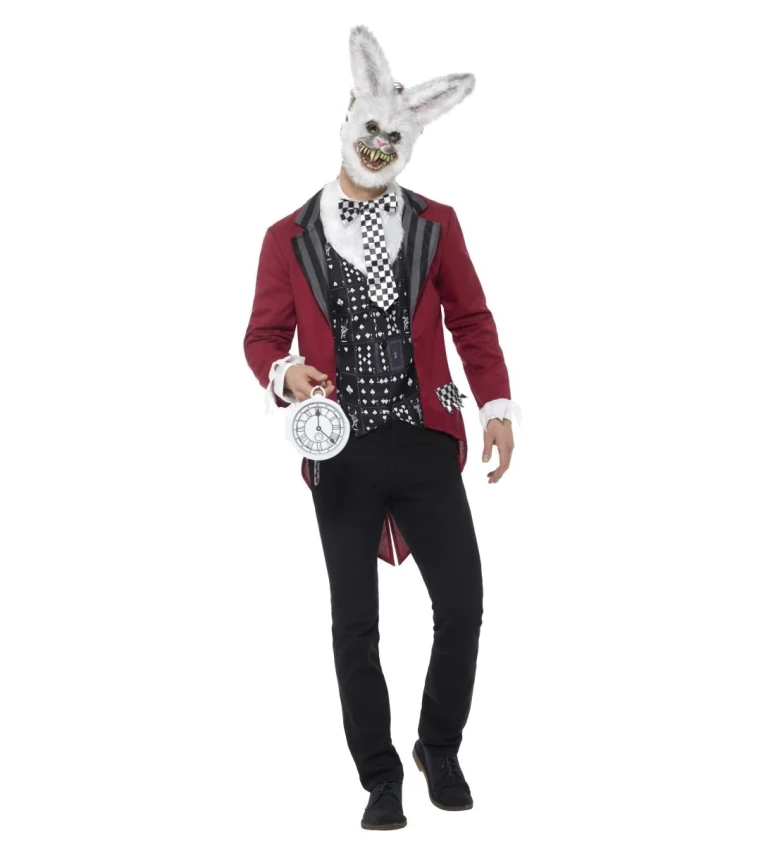 Pánský kostým králíka z říše divů