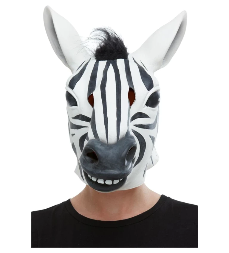 Maska zebry - latex