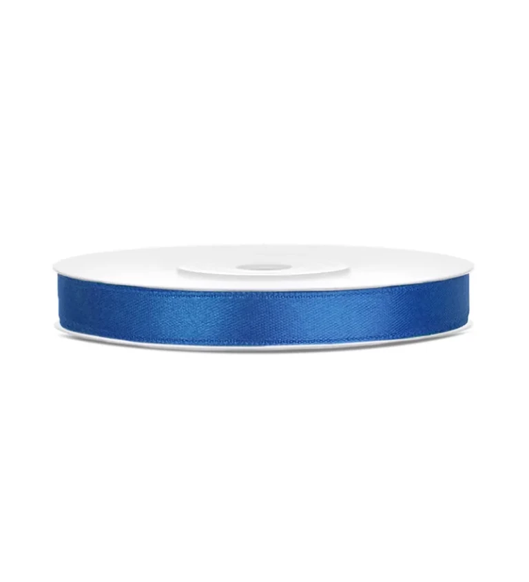 Saténová stuha - 6 mm - royal modrá